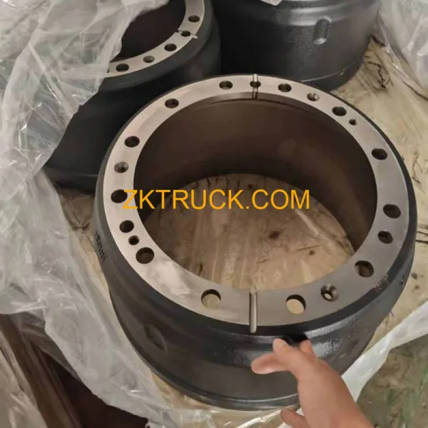HOWO A7 rear axle brake drum WG9231342006 - Image 2